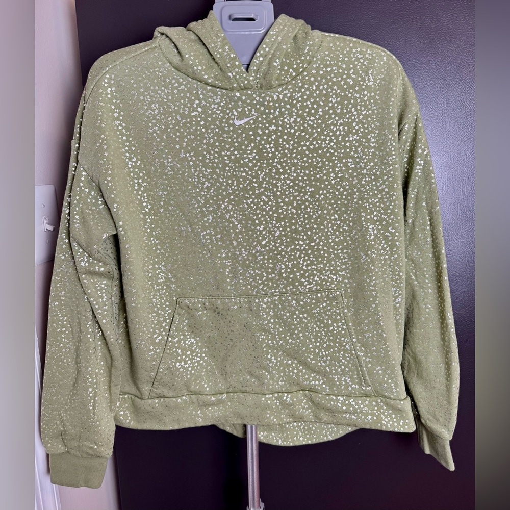 Nike | Big Kids Size XL | Green Fleece Hoodie